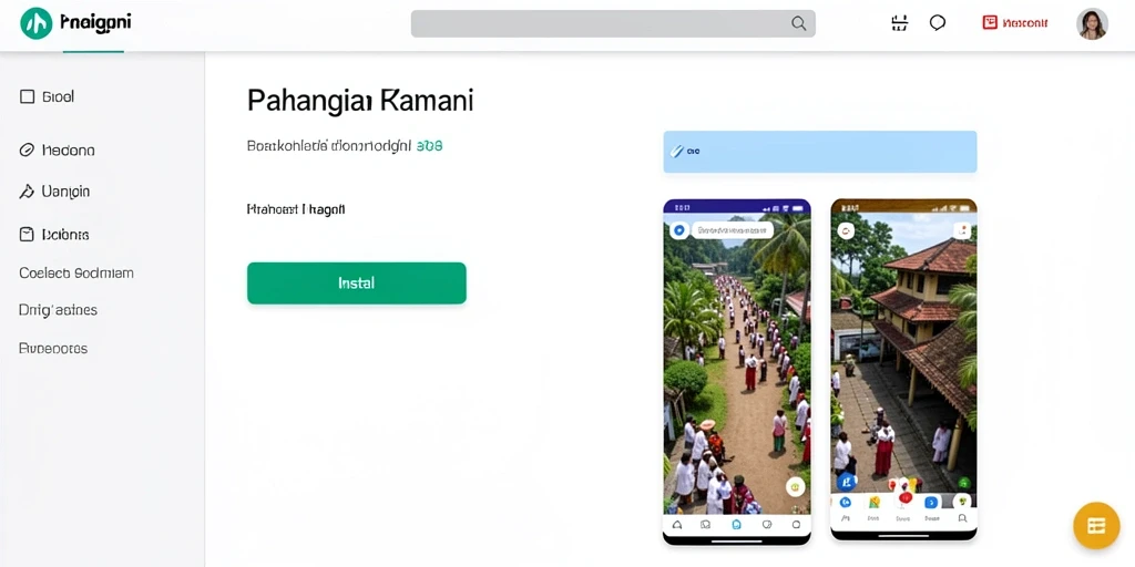 Tampilan menu utama yang menarik dan mudah dinavigasi.