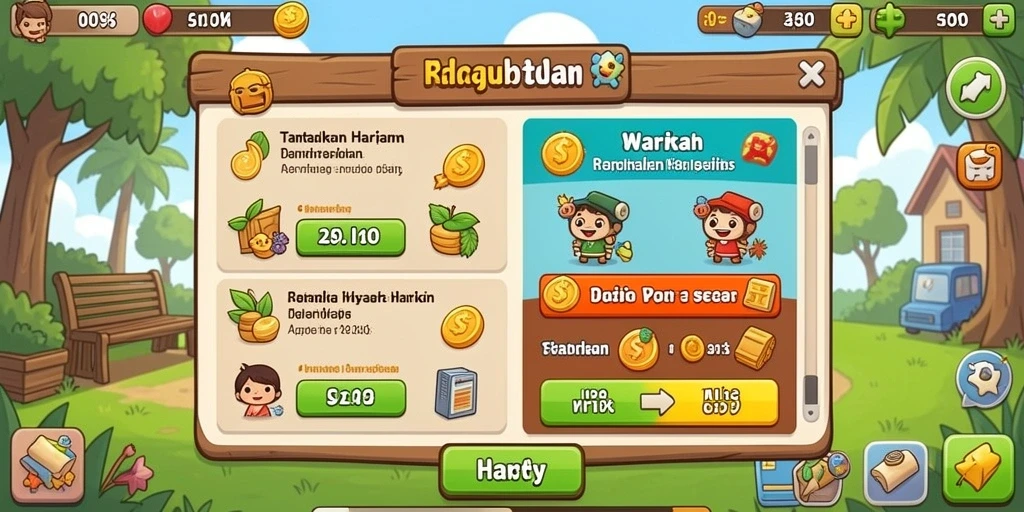 Tampilan grafis yang memukau dan penuh warna.