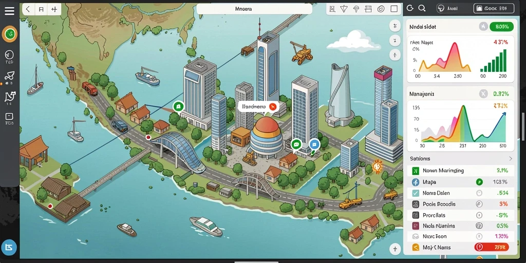Screenshot menunjukkan tampilan antarmuka yang menarik.