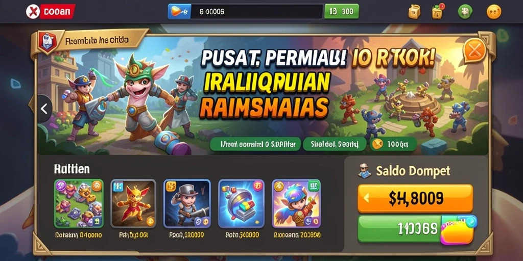 Tampilan antarmuka pengguna yang dinamis dan menarik.