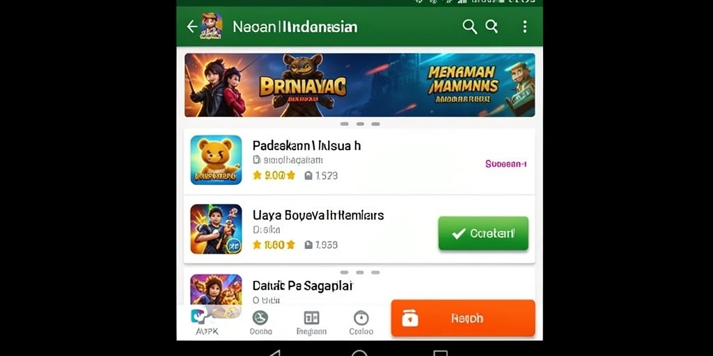 Tampilan utama HOKILUCK dengan grafis memukau.
