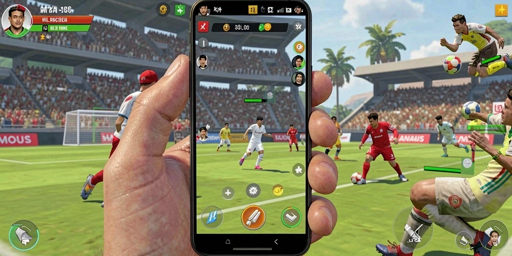 Tampilan menarik dengan pilihan permainan yang beragam.