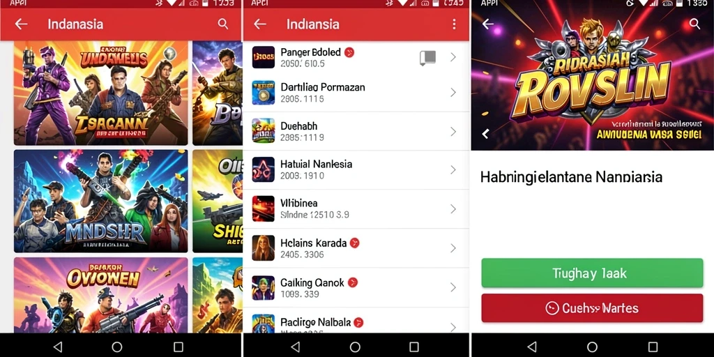 Gambar pertama menunjukkan tampilan awal yang menarik dan user-friendly.