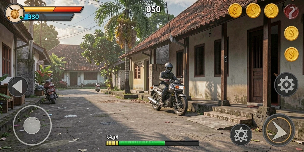 Tampilan menarik dari karakter utama dalam MARIATOGL.