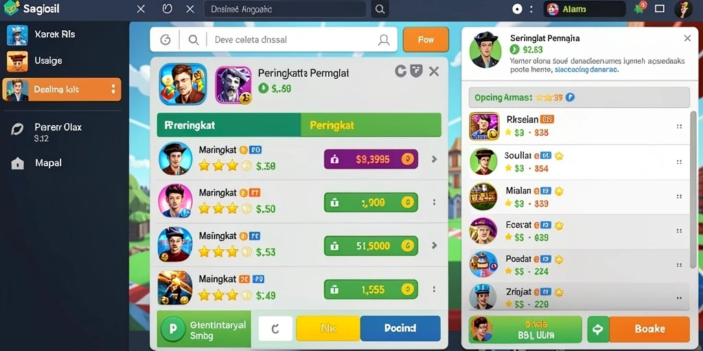 Tampilan antarmuka yang menarik dan mudah dinavigasi.