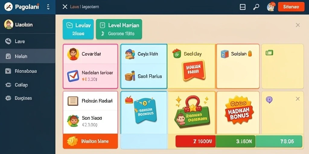 Tampilan antarmuka yang intuitif dan modern.
