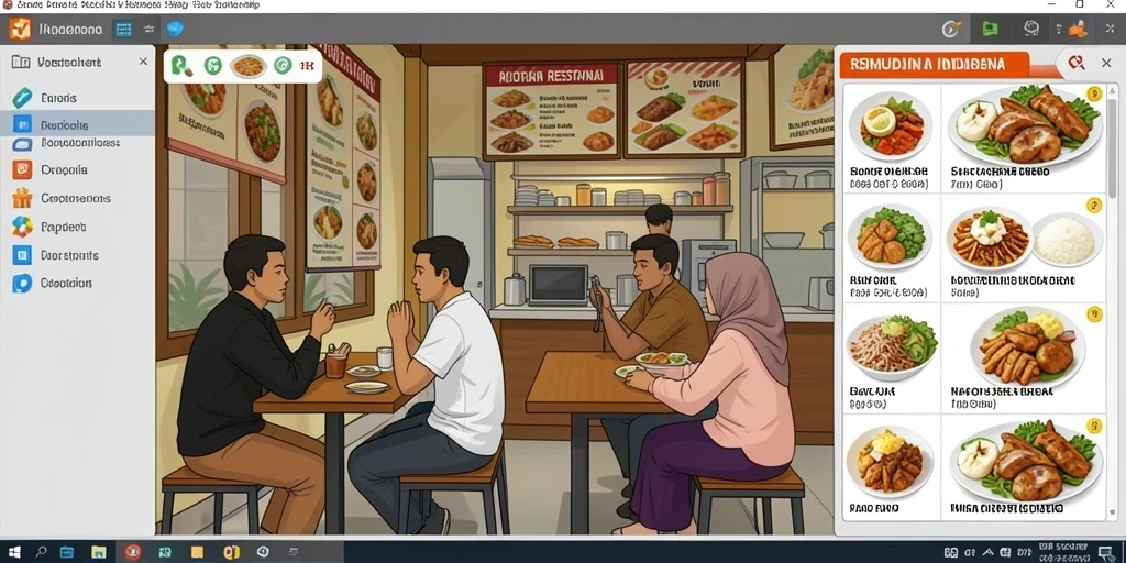 Tampilan antarmuka pengguna yang menarik dan mudah dinavigasi.