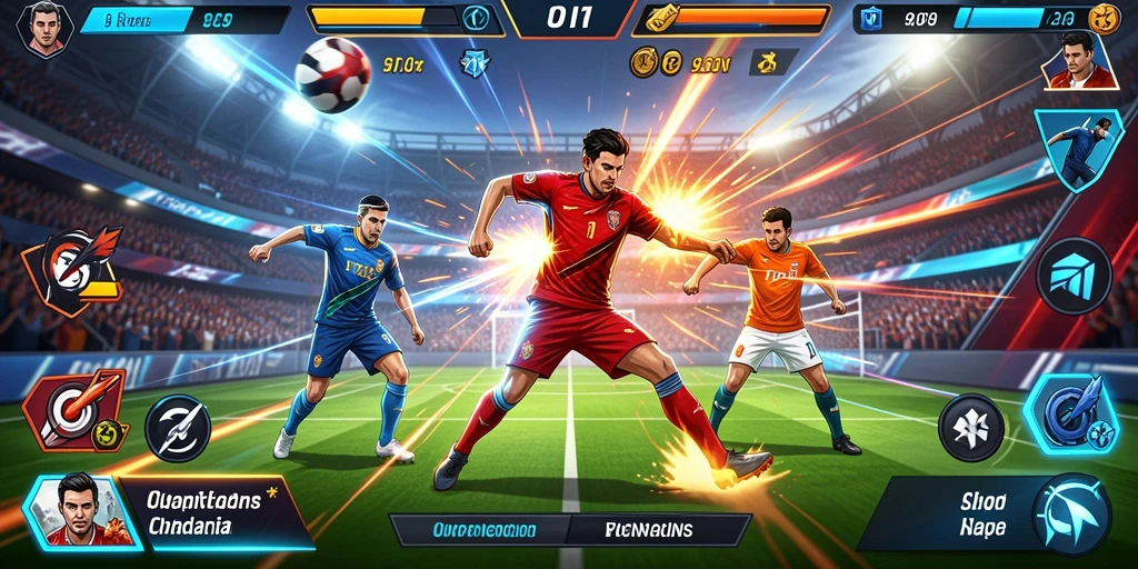 Menampilkan karakter utama yang siap berpetualang.